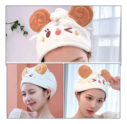 Gorro Absorbente Para Cabello Seco, De Secado Rápido, Toalla