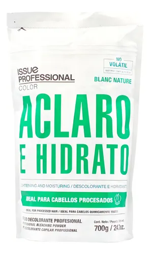Polvo Decolorante Blanc Nature 700g Issue Professional