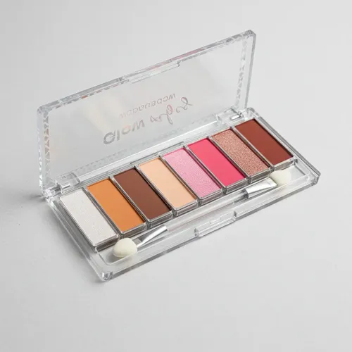 Set X 4 Paletas Sombras Ojos Matte Glitter Brillante Skora