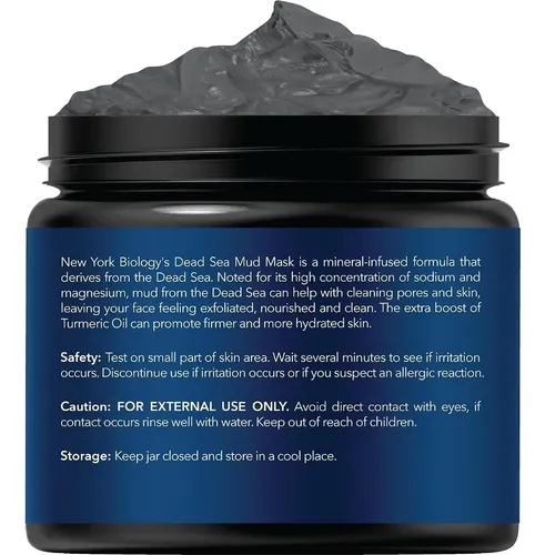 Mascarilla De Arcilla Del Mar Muerto Con Cúrcuma 4 Oz