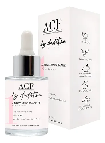 Acf Dadatina Serum Humectante Facial Apto Vegano X 30ml