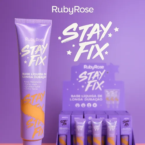 Base Líquida Larga Duración Stay Fix Ruby Rose Hb-873