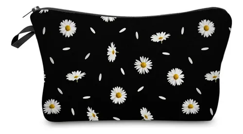 Bolsa De Maquillaje Daisy, Organizador De Cosméticos, Necese