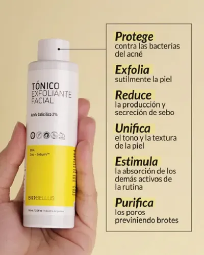 Kit Piel Grasa Gel Mixta+tónico Exfoliante+equilibre+skincer