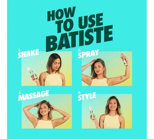 3 Shampoo Seco Batiste Blonde Lavado Sin Agua En Aerosol