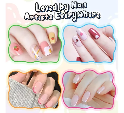 Set 12 Marcadores Para Uñas Colores Secado Rápido
