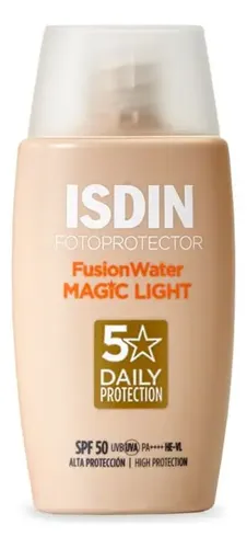 Protector Solar Facial Isdin Fusion Water Fps50 Color Light