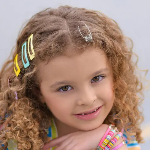 20 Pinzas De Pelo Mini Barrettes Decorativas Estilo Francés