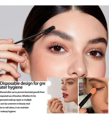 Kit 300 Aplicadores Descartables Para Maquillaje Ojos