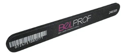 Kit Limas Bloque Pulidor Belprof Uñas Manicuria Semipermanente Lima Recta