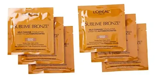 Toallitas Autobronceadoras L’oreal Bronze Sin Rayas 6 Unidad