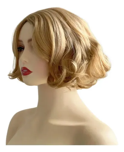 Pelucas Sintéticas Cortas Y Rizadas Look Para Mujer, Malla T Not Specified