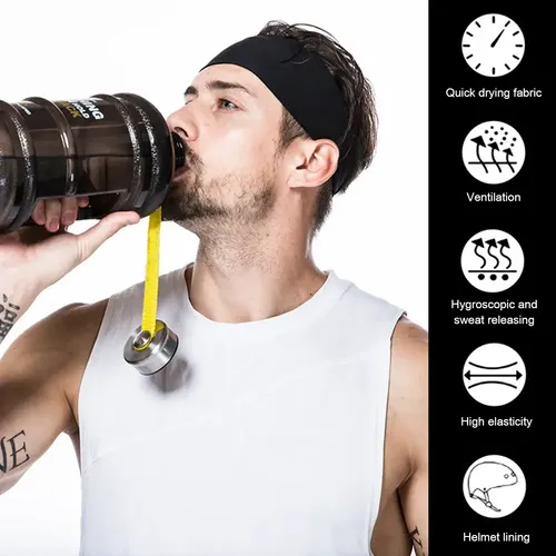 6 Pañuelos Elásticos Para La Cabeza, Diadema Para Correr