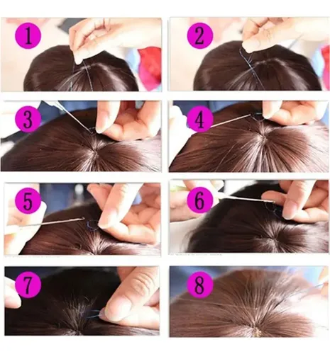 Extensiones De Cabello A Tinsel Hair De 12 Colores Para Muje