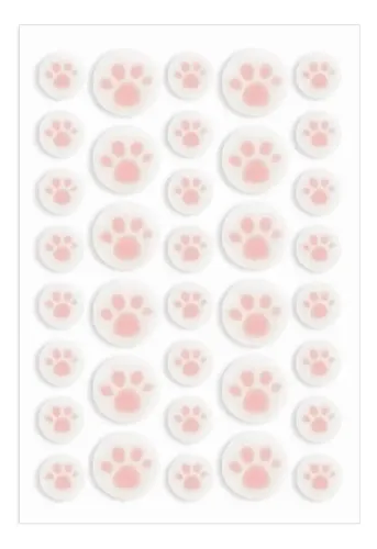 36 Unidades Cute Patch Cat Colorful Paw Pin Acne Ii