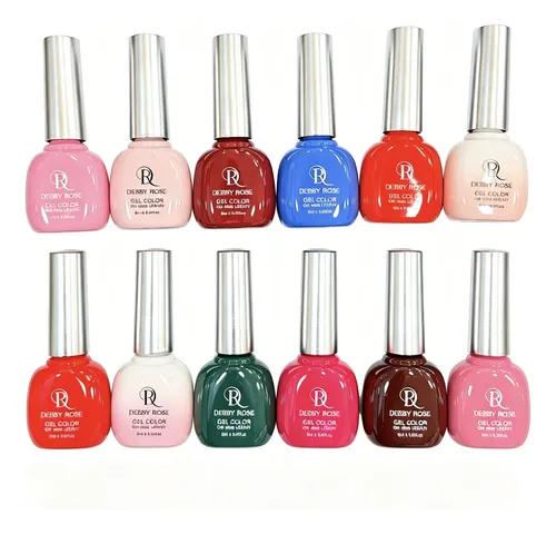 12u Debby Rose Semipermanente Esmaltes Uv/gel Cabina De Uñas