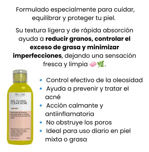 Rutina Facial Piel Grasa Acné Granitos Skincare Kit