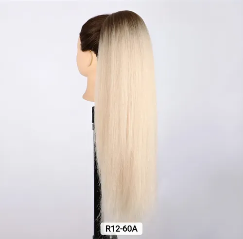 Extensiones De Cabello Humanizado Taurina Estilo Extensiones, R12-60a De 70cm – 1 Mecha Por Paquete