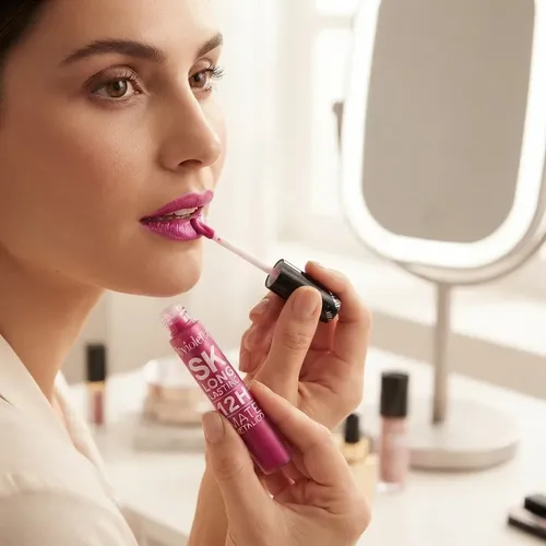 Labial Líquido Violetta Sk Mate Metálico Larga Duración 12h