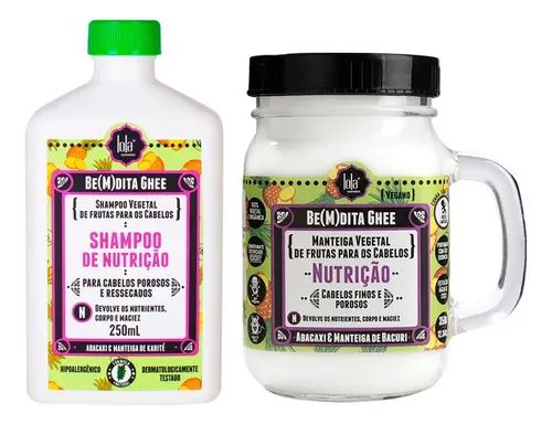 Lola Bemdita Ghee Shampoo 250ml + Mascara Nutrición 350gr