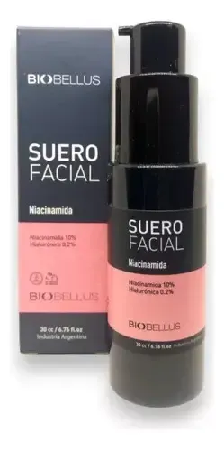 Biobellus Suero Facial Niacinamida 10% Acido Hialuronico