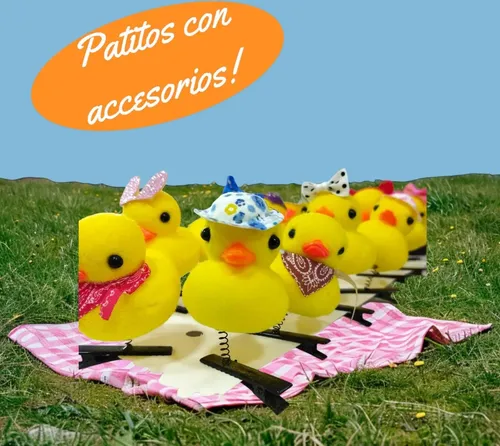Hebilla/broche Patito Kawaii Tiktok Con Accesorios X50u