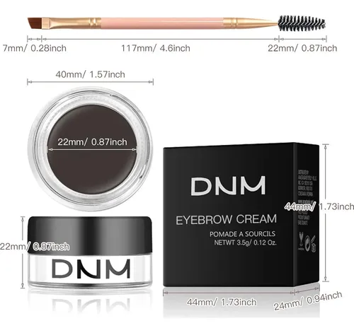 Set De Pomada Para Cejas Befivecok 10# Ash Brown Con Brocha