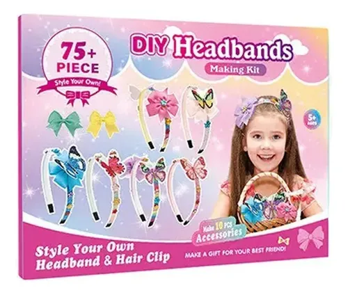 Pp Niñas Pequeñas Hairband Tiaras De Pelo Diy Mariposa