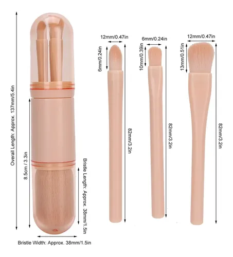 Juego De Brochas De Maquillaje, Brocha Para Quitar El Polvo