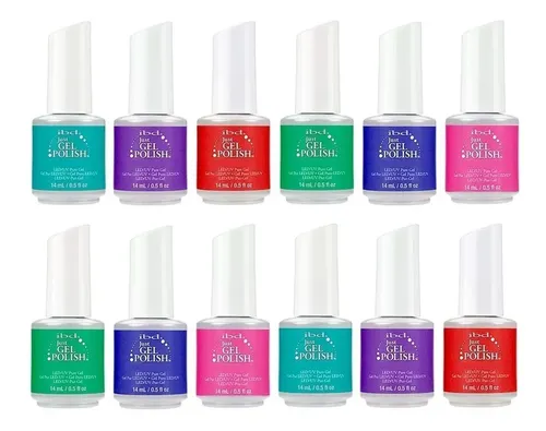 Kit 3 Esmaltes Semipermanente Ibd Gel Cabina Uv Led Uñas