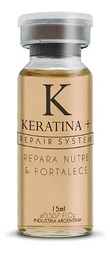 Ossono Ampolla Keratina Reparador Brillo Y Sanidad