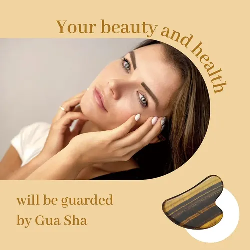 Herramienta Gua Sha Jade Natural Para Masaje Facial
