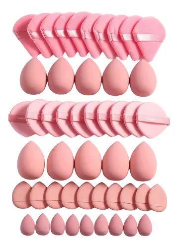 Set De 50 Esponjas De Maquillaje Rosas Drop E (gm) Hb