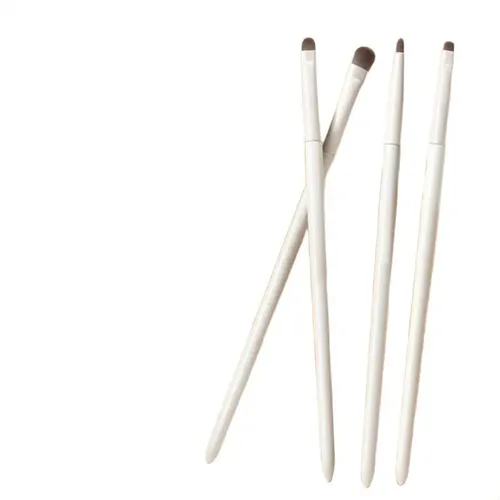 Kit 4 Brochas De Pelo De Caballo Para Difuminar Ojos