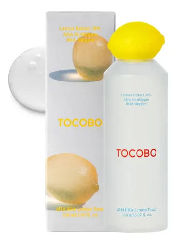 Tónico Facial Tocobo Aha Bha Lemon 150 Ml Con Vitamina C