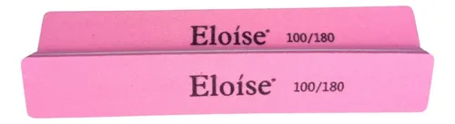 Lima Esponge Para Uñas Rectangular 100/180 Rosa