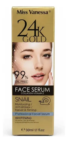 Serum Facial 24k Gold Iluminador Inspirado En Estilo Coreano Todo Tipo De Piel Día/noche