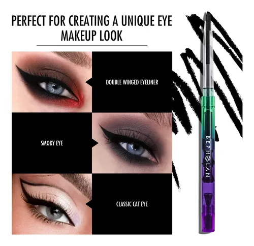 Bepholan Lápiz Delineador Negro Waterproof 4.54 G