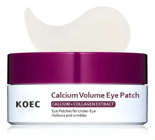 Parches Para Ojos De Colágeno Cálcico Koec, 60 Unid