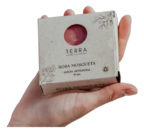 Jabón Hidratante Rosa Mosqueta Terra Cosmética Natural 110g
