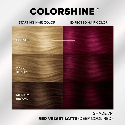 Tinte Semipermanente Para Cabello Splat Colorshine Red Velve