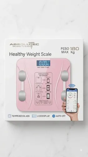 Balanza Digital Bano Mti Bluetooth Personal Corporal 180kg