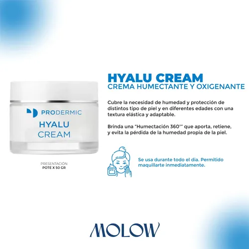 Prodermic Hyalu Cream Crema Humectante X 50 Gr