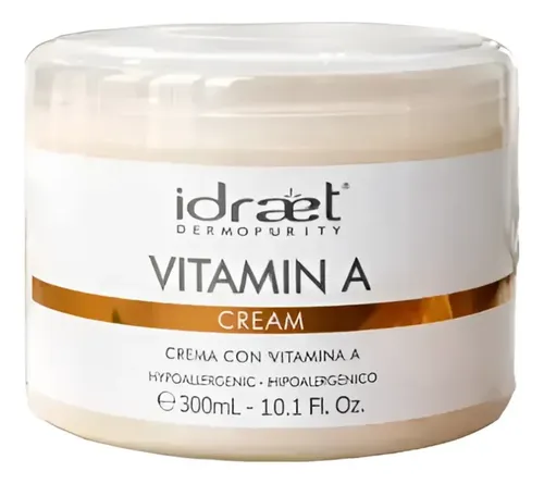 Idraet Vitamin A cream Crema con Vitamina A Hipoalergenico 300ml