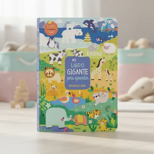 Mi Libro Gigante Para Aprender De Los Animales Bebe Auzou