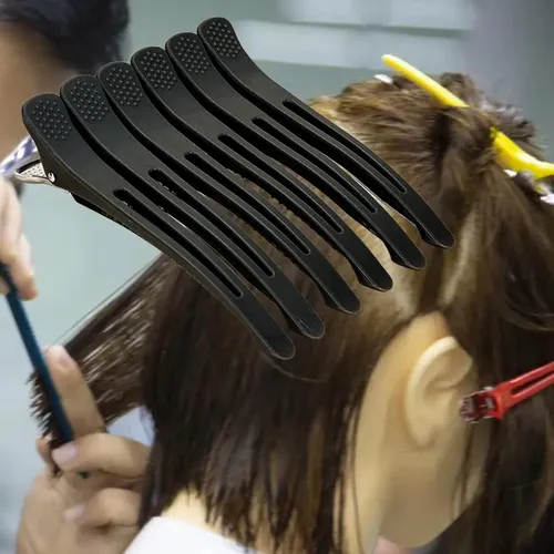 6 Clips De Pelo Alligator Para Secar Cabello