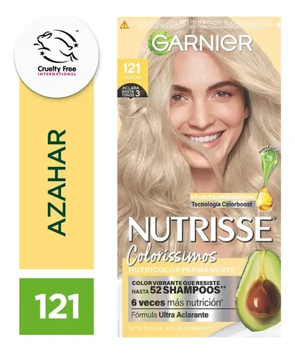 Tintura Permanente Nutrisse Coloríssimos Garnier Tono 121 Azahar