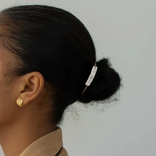 24 Cintas Para El Pelo Con Diamantes De Imitación Bandas Elá
