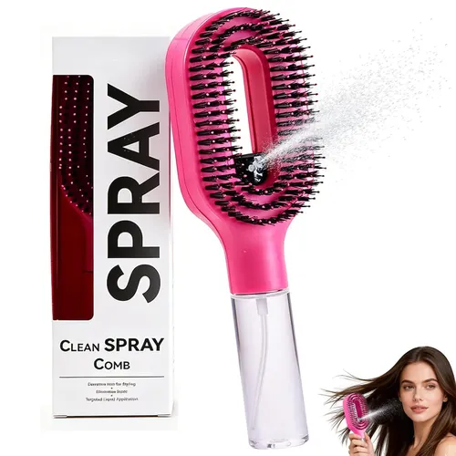Peine Con Rociador De Agua, Antiestático, Para Cabello Suave
