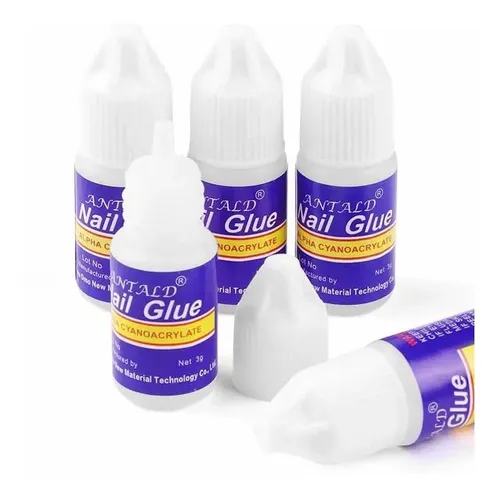 Pegamento X1 Nail Glue Para Uñas Postizas Tips Strass Gotero